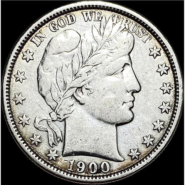 1900-O Silver Barber Half Dollar NEARLY  UNCIRCULATED