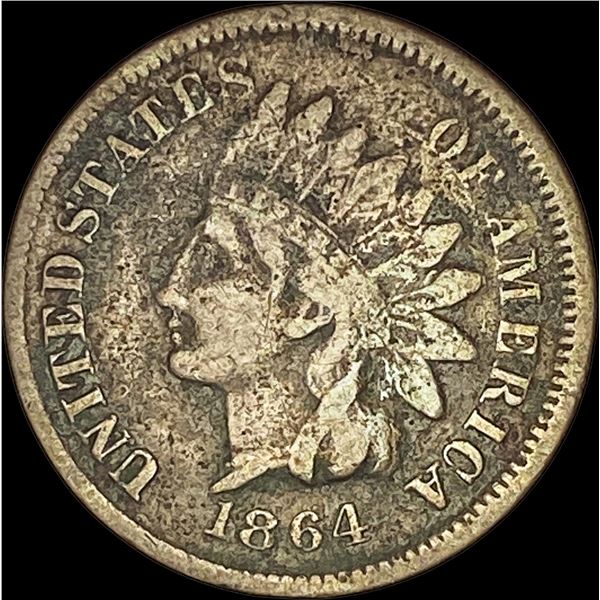 1864 L Bronze Indian Head Cent LIGHTLY CIRC