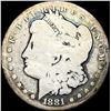 Image 1 : 1881-CC Morgan Silver Dollar NICELY  CIRCULATED
