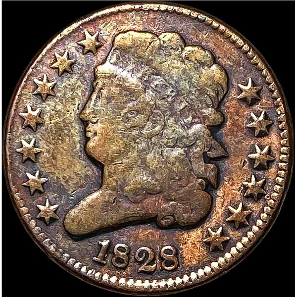 1828 Classic Head Half Cent NICELY CIRCULATED