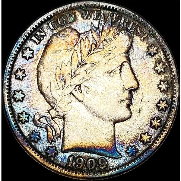 1909-O Silver Barber Half Dollar NICELY  CIRCULATED