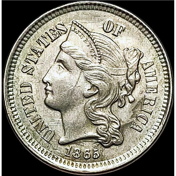 1865 Nickel Three-Cent Piece UNCIRCULATED