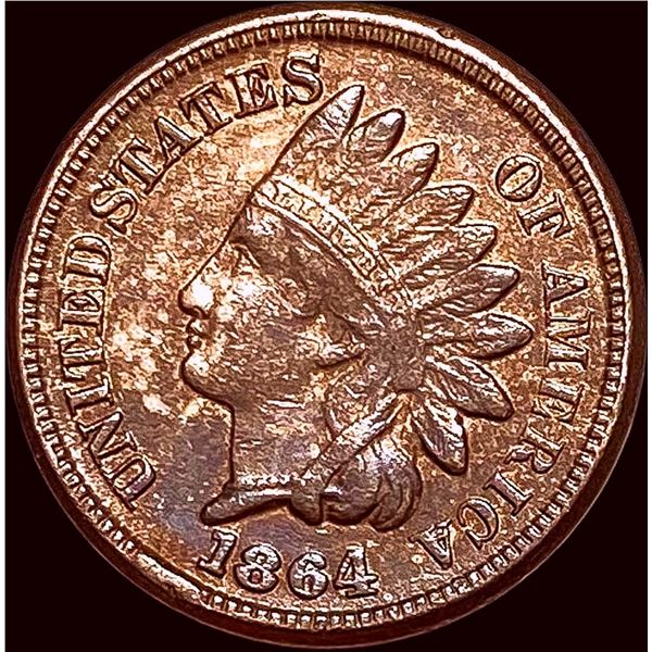 1864 Bronze Indian Head Cent CLOSELY  UNCIRCULATED