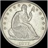 Image 1 : 1877 Seated Liberty Half Dollar   CLOSELY  UNCIRCULATED