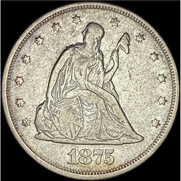 1875 Silver Twenty Cents CLOSE UNC