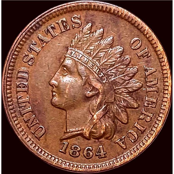 1864 L Bronze Indian Head Cent CLOSE UNC