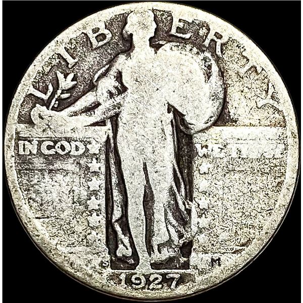 1927-S Silver Standing Liberty Quarter NICELY  CIRCULATED