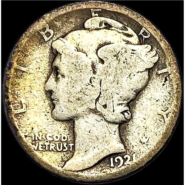 1921 Silver Mercury Dime NICELY CIRCULATED