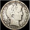 1901-S Silver Barber Half Dollar NICELY  CIRCULATED