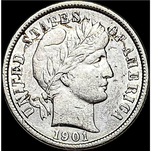 1901 Barber Dime CLOSELY UNCIRCULATED