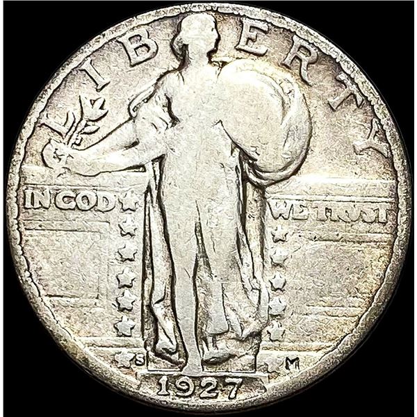 1927-S Silver Standing Liberty Quarter NICELY  CIRCULATED