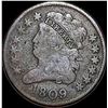 Image 1 : 1809 Classic Head Half Cent NICELY CIRCULATED