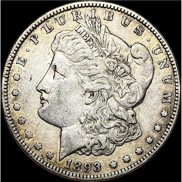1893 Morgan Silver Dollar NEARLY UNCIRCULATED