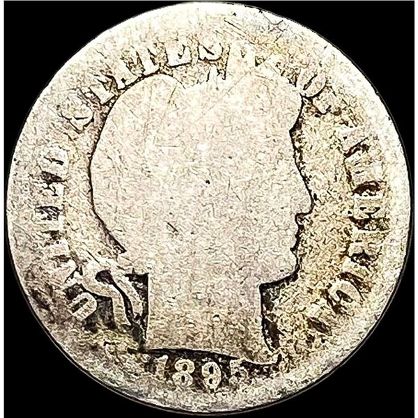 1895 Silver Barber Dime NICELY CIRCULATED