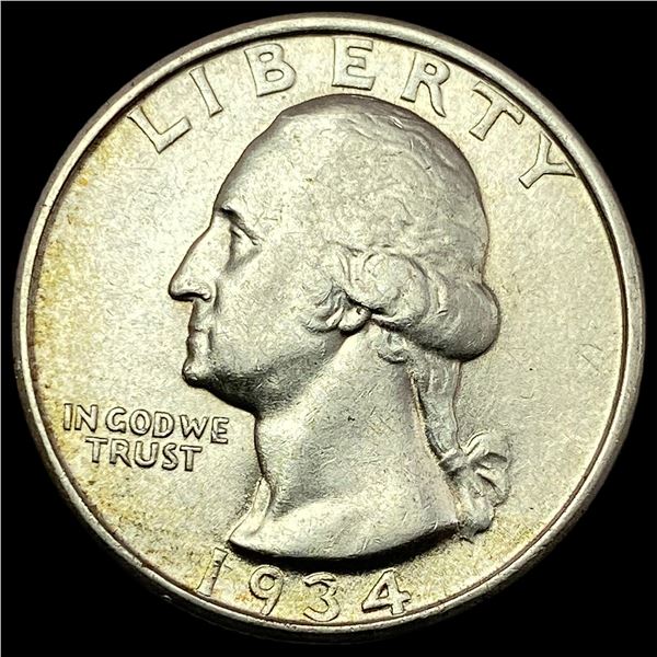 1934-D Silver Washington Quarter CLOSELY  UNCIRCULATED