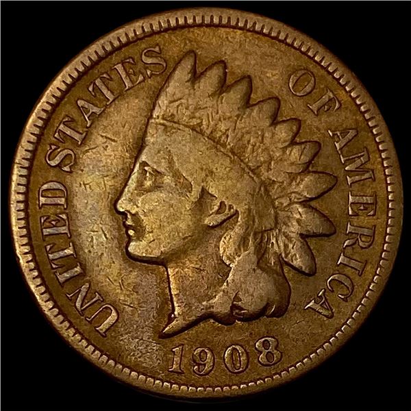 1908-S Indian Head Cent LIGHTLY CIRCULATED