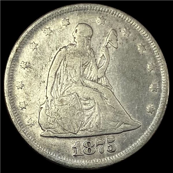 1875-S Silver Twenty Cents LIGHTLY CIRCULATED