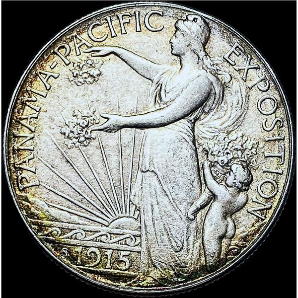 1915-S Silver Panama-Pacific Half Dollar  CHOICE AU