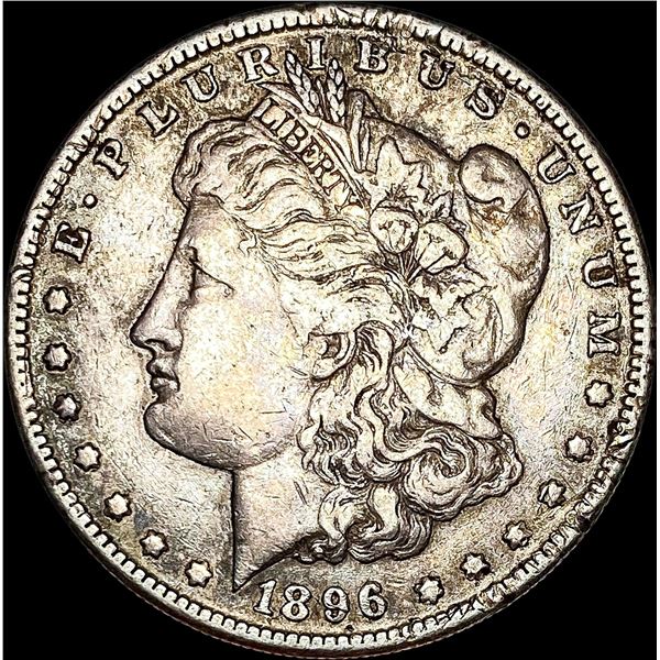 1896-S Silver Morgan Dollar ABOUT  UNCIRCULATED