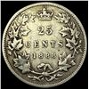Image 2 : 1888 Silver 25 Cents Canada Victoria    CLOSELY UNCIRCULATED