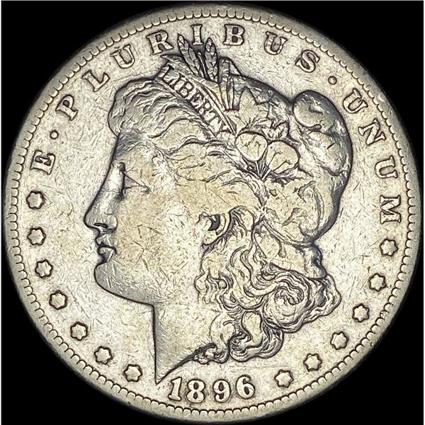 1896-S Silver Morgan Dollar LIGHTLY  CIRCULATED