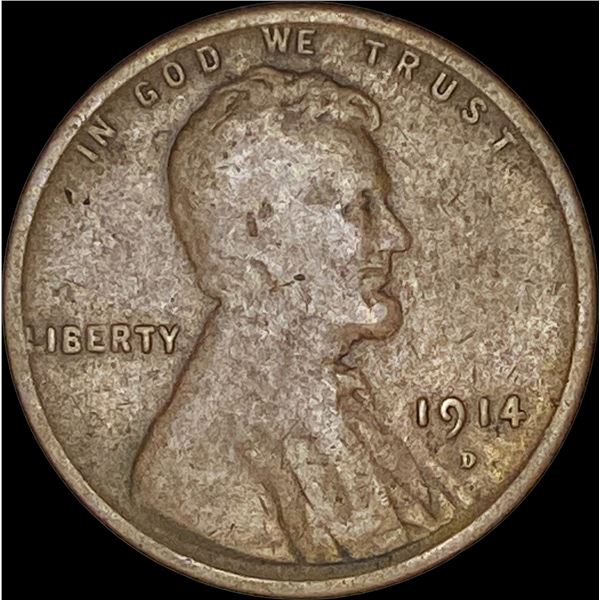 1914-D Lincoln Wheat Cent NICELY CIRCULATED