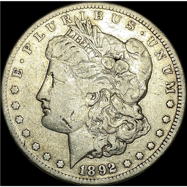 1892-S Silver Morgan Dollar LIGHTLY  CIRCULATED