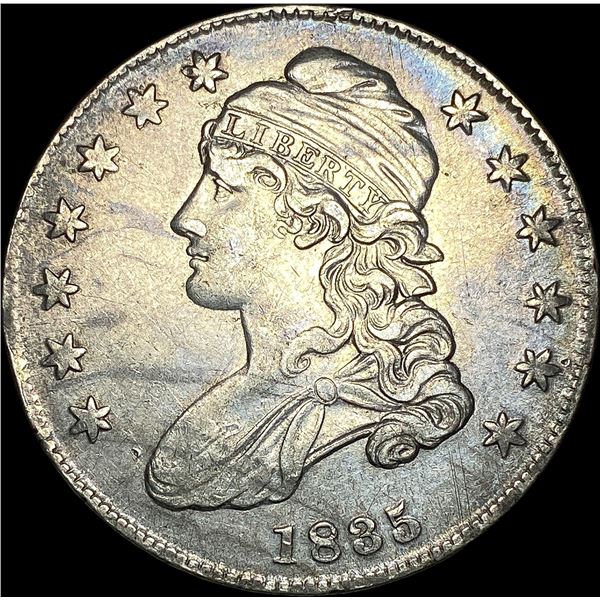 1835 Capped Bust Half Dollar CLOSELY  UNCIRCULATED
