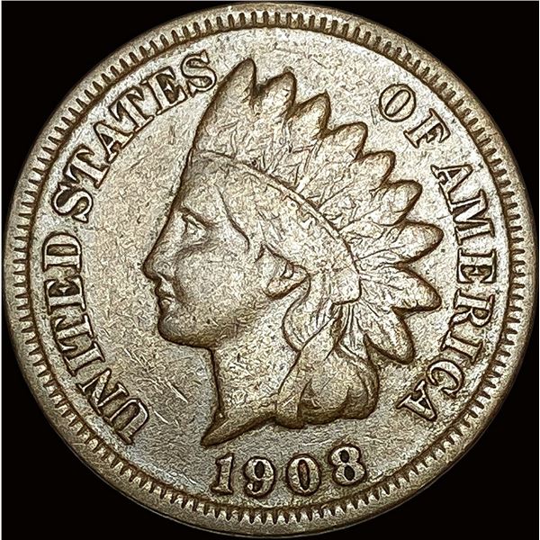 1908-S Indian Head Cent LIGHTLY CIRCULATED