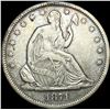 1871-S Silver Half Dollar NEARLY UNCIRCULATED