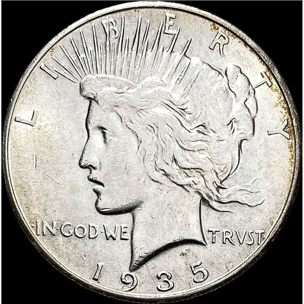 1935-S Silver Peace Dollar CLOSELY  UNCIRCULATED