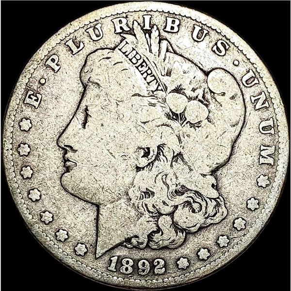1892-S Silver Morgan Dollar NICELY CIRCULATED