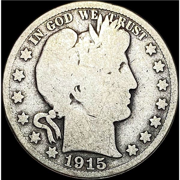 1915 Barber Half Dollar NICELY CIRCULATED