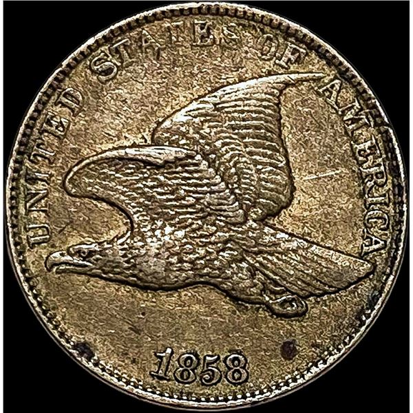 1858 Flying Eagle Cent CLOSELY UNCIRCULATED