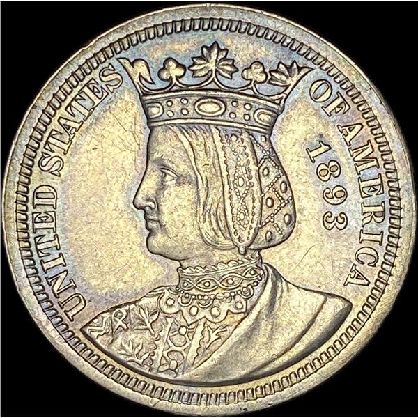 1893 Isabella Quarter Dollar CLOSELY  UNCIRCULATED
