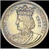 Image 1 : 1893 Isabella Quarter Dollar CLOSELY  UNCIRCULATED