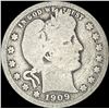 Image 1 : 1909-O Silver Barber Quarter NICELY  CIRCULATED