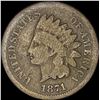 Image 1 : 1871 Indian Head Cent NICELY CIRCULATED