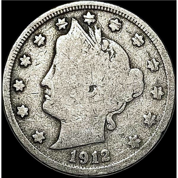 1912-S Liberty Head Nickel NICELY CIRCULATED