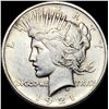 Image 1 : 1921 Silver Peace Dollar CLOSELY UNCIRCULATED