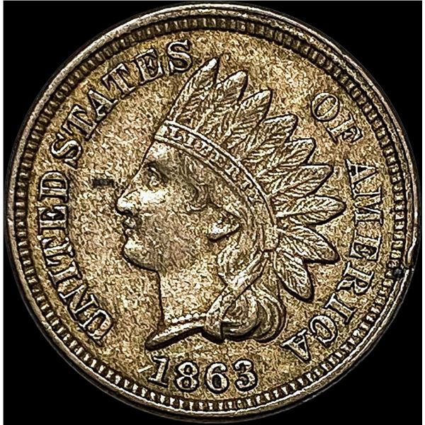 1863 Indian Head Cent CLOSELY UNCIRCULATED