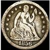 Image 1 : 1856 Seated Liberty Dime NICELY CIRCULATED
