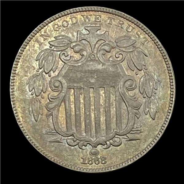 1868 Shield Nickel CLOSELY UNCIRCULATED