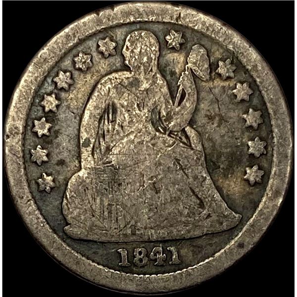 1841-O Seated Liberty Dime NICELY CIRCULATED