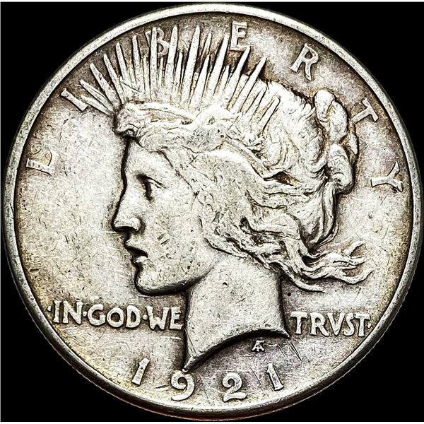 1921 Silver Peace Dollar CLOSELY UNCIRCULATED