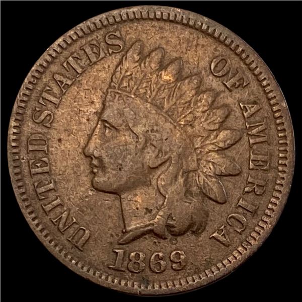 1869 Indian Head Cent NICELY CIRCULATED