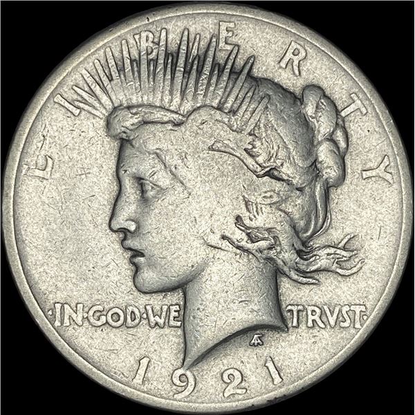 1921 Silver Peace Dollar LIGHTLY CIRCULATED