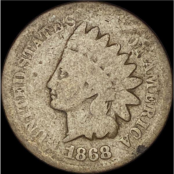 1868 Indian Head Cent NICELY CIRCULATED