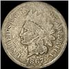 Image 1 : 1867 Indian Head Cent NICELY CIRCULATED