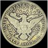 Image 2 : 1892 Silver Barber Half Dollar NICELY  CIRCULATED